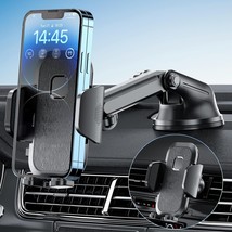 3 in 1 Car Phone Holder Military Grade Suction Cup Clip Long Arm Suction Cup Hol - £24.51 GBP