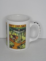 Vintage Oz Mary Engelbreit Don&#39;t Look Back Ceramic Coffee Tea Cup Mug Used (p) - £21.95 GBP