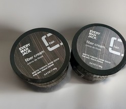 Every Man Jack Fiber Cream Matte Finish Firm Hold 3.4oz Lot Of 2 - £17.56 GBP