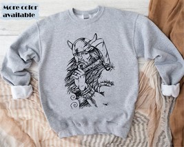 Viking Hoodie sweatshirt, Norse Mythology Shieldmaiden,Viking Shield Maiden Gift - £36.16 GBP