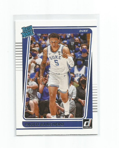 Primary image for PAOLO BANCHERO (Duke) 2022 PANINI CHRONICLES DRAFT PICKS RATED ROOKIE CARD #2