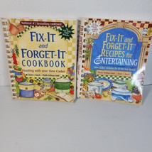 EUC Lot of 2 &quot;Fix-It &amp; Forget-It&quot; Slow Cooker Cookbooks: Feasting *Enter... - £8.03 GBP