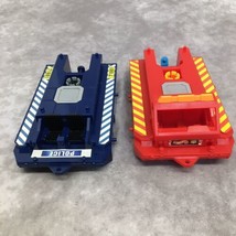 Vintage Hot Wheels Mega Rigs Police &amp; Fire Replacement Parts Only- Incom... - $13.71