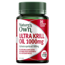 Nature&#39;s Own Ultra Krill Oil 1000mg Omega 3 30 Capsules - £73.91 GBP
