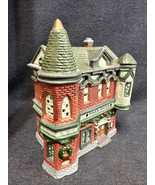 1995 Dickens Christmas Village Police Station Porcelain Lighted House - £20.98 GBP