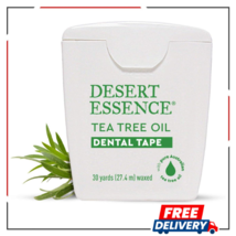 Tea Tree Oil Dental Tape - 30 Yards - Pack Of 6 - Naturally Waxed W/Beeswax - £25.32 GBP