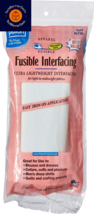 Pellon, White, PLF36 Ultra Lightweight Fusible Interfacing, 15&quot; x 3 White  - $17.66