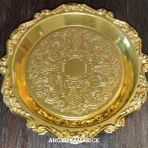 2 pcs Enchanted Golden Plate/Candle Holder with 3 Magical Functionalities - $48.00