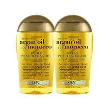 OGX Set of 2 Extra Strength Renewing + Argan Oil of Morocco Penetrating Hair Oil - £13.76 GBP