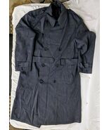 MENS SMITHS RAINFAIR SHOWER PROOF NAVY BLUE 48 X 16.5 TOP COAT W/ WAIST ... - $89.24 CAD