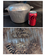 Vintage GHC Magnalite 6 Qt Aluminum Alloy Stock Pot Lid 10 inch USA - $81.17