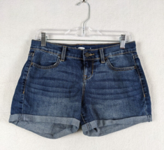 Old Navy Womens Jeans Shorts Semi Fitted Size 2 Cotton Blend Blue - £9.93 GBP