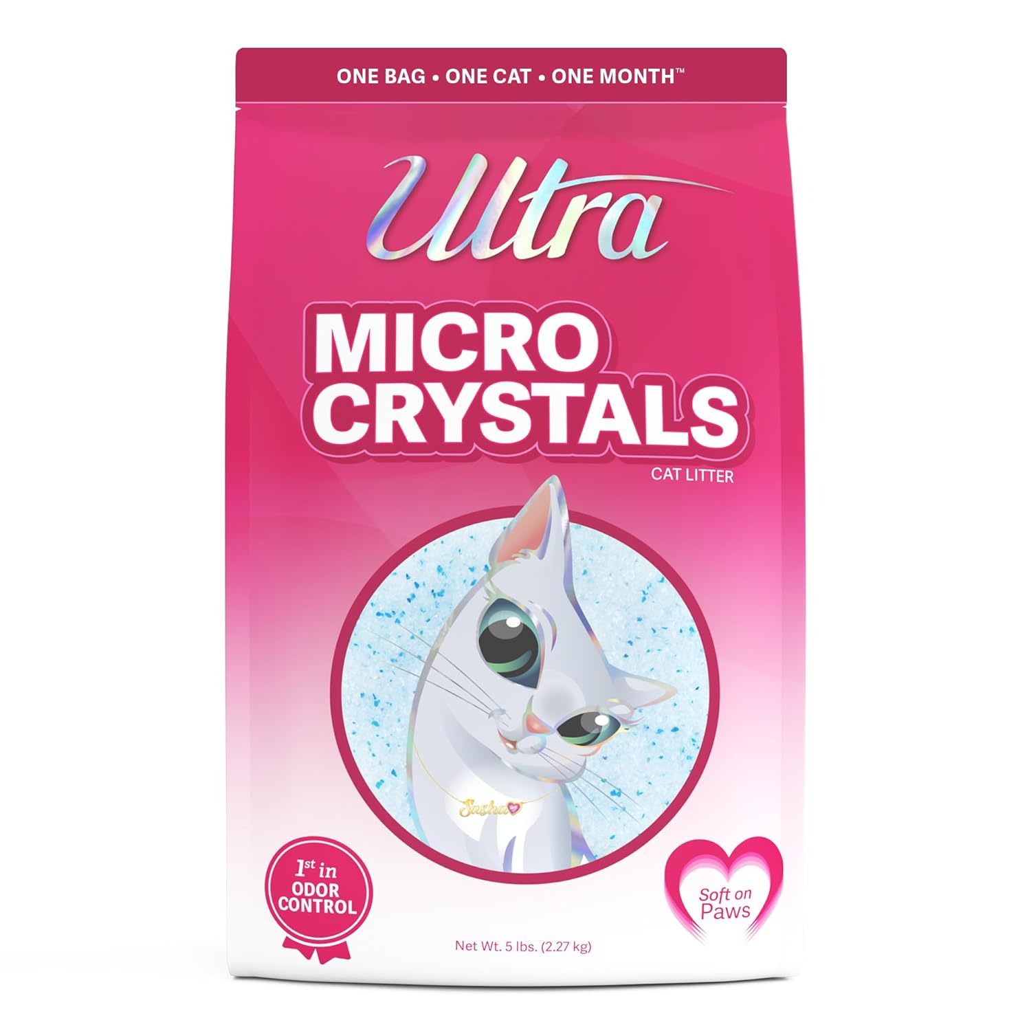 Ultra Micro Crystals Cat Litter 5 pounds