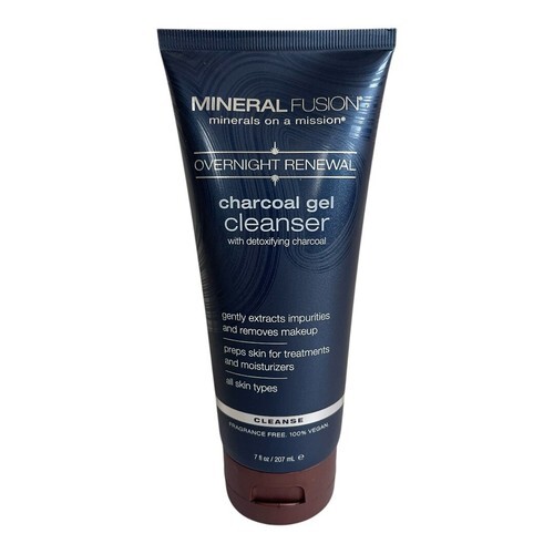 Mineral Fusion Charcoal Gel Facial Cleanser Detoxifying Overnight 7 fl o... - $28.49