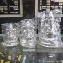 BIS HALLMARKED 925 Silver Vinayagar Idol - pure silver gift items- Return Gifts  - £90.49 GBP+