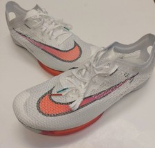 Nike Air Zoom Victory Track Shoes w Spikes Mens Size 12.5 White Ombre CD4385-100 - £94.28 GBP