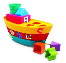 Giggles - Stack A Boat, 2 in 1 Pull Along Toy, Walking, Shape Sorting Free Ship - £33.06 GBP