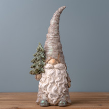 Gnome w/Tree 13.5&quot;H Resin - $80.32