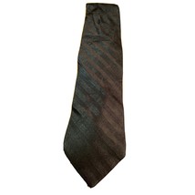 Pierre Cardin Men’s Black Silver Striped Silk Designer Necktie - $8.91