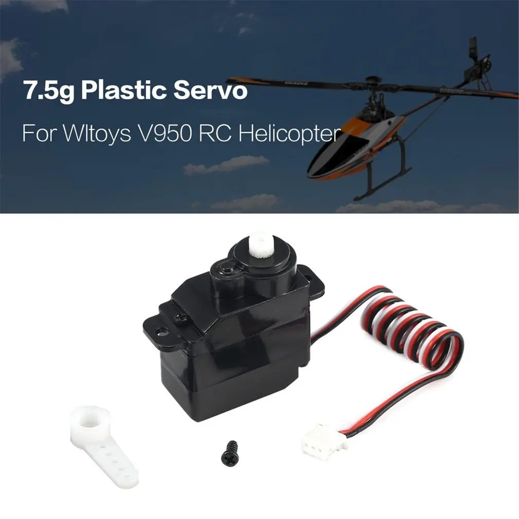 Play 7.5g Plastic Gear og Servo 4.8-6V Parts for WlPlay V950 RC Helicopter Airpl - £22.98 GBP