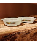 Lot Of 2  Anchor Hocking Fire-King Oval Casserole Dish + Rectangle Fruit... - $47.47 CAD