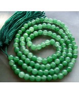 27&#39;&#39; Tibetan Green Jade/Jadeite 108 Meditation Prayer Beads  - £23.49 GBP