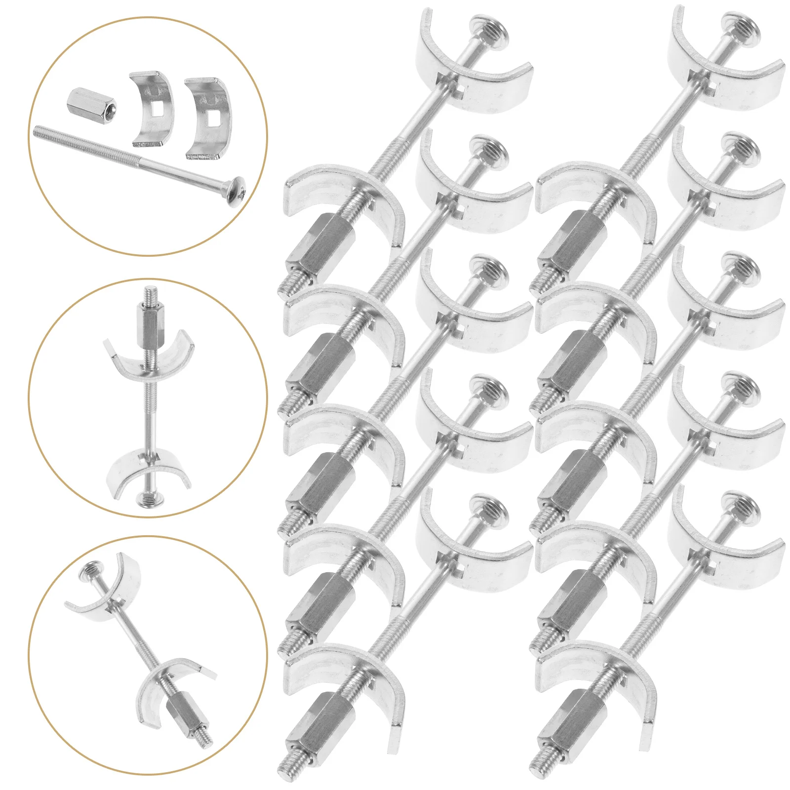 10 Pcs Connector Clamp niture Drawbolt Bolts niture Supply Butcher Blo Drawbolt  - £44.91 GBP