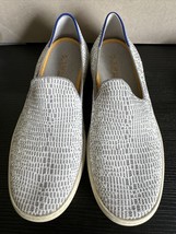 Rothy&#39;s The Sneaker Opal Python White &amp; Gray Print Retired Slip On Shoes Sz 8 - £40.20 GBP