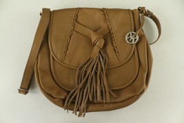 Modern Designer Purse Brown Leather Tassel Fringe KAYAUE Shoulder Bag &amp; ... - £24.76 GBP