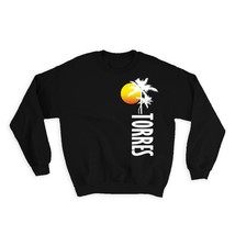 Torres : Gift Sweatshirt Brasil Tropical Beach Travel Souvenir - $28.95