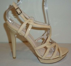 Pelle Moda Size 9.5 FLIRTY Cobblestone Patent Leather Sandals New Womens... - $153.45