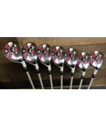 DEMO RH Womens Majek Golf White Hybrid Set 4-8, PW, SW MISSING #9 5267-NO9C - $1,406.30