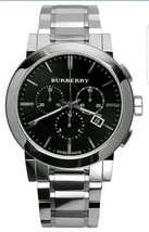 【BURBERRY】The City BU9351 Chronograph Stainless Steel Watch - 42mm - Warranty - £302.95 GBP