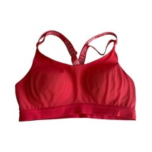 VICTORIA SPORT VS Size 32B Pink Lightweight Racerback Sports Bra Mesh Ov... - $253.22 MXN