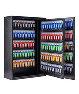 Key Box Wall Mount 200 Position Metal Valet Key Cabinet Lock Box with Ke... - $7,412.10 MXN