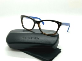 Diesel DL5073-1 COL.050 HAVANA/BLUE Optical Eyeglasses 53-17-140MM /CASE - £27.11 GBP