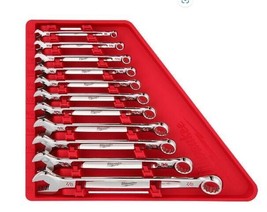 Milwaukee 48-22-9411 SAE Chrome Plated Combination Wrench Set 11 Piece NEW - $143.99