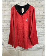 Star Trek Deluxe Red Scotty Uniform Shirt 889119 Adult Costume Size XL - $31.17 CAD