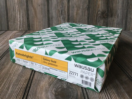 250 Wausau Paper Astrobrights Colored Card Stock 65 lb. 8-1/2 x 11 Galax... - $30.74