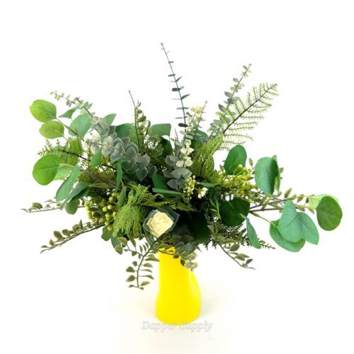 IKEA SMYCKA Green Artificial Bouquet 19 ¾" Store Display 004.611.38 - $24.74