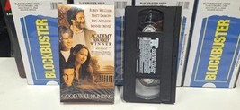  Good Will Hunting VHS Tape Movie Robin Williams Matt Damon - $9.95