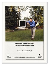 National Fatherhood Initiative Quality Time 2007 Full-Page Print Magazin... - $9.70