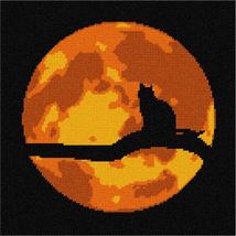 Pepita Needlepoint kit: Cat in Moonlight, 10&quot; x 10&quot; - $78.00+