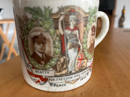 Peace 1919 mug. Beatty, Haig. Exmouth Devon - £47.96 GBP