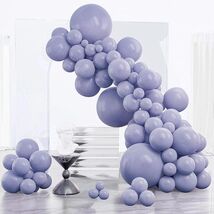 Dusty Blue Balloon Arch Kit 85pcs Boho Lavender Purple Balloons for Baby... - $29.99