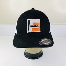 Fram Filters Trucker Hat Baseball Cap Black White Gray - £4.63 GBP