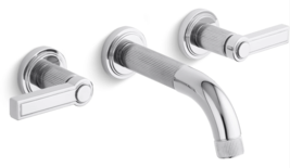 Kallista Vir Stil Wall Mount Lavatory Faucet with Lever Handle P24200-LV-CP - $247.49