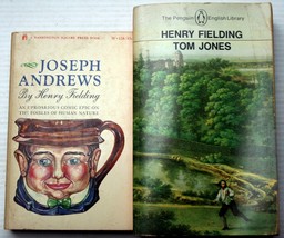 Lot 2 Henry Fielding Brit Lit Comedy Classics Joseph Andrews~Tom Jones Vntg Mmpb - £6.53 GBP