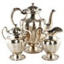 Vintage Juarez Alameda Sterling Silver Coffee Pot Sugar And Cream Set-
s... - $2,440.00