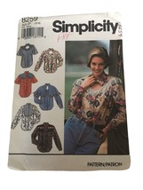 Simplicity Sewing Pattern 8259 Western Shirt Button Down Country Casual ... - $5.99